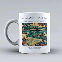 Thumbnail for VINTAGE G4209 - The Island Hop Survey - Ceramic Mug design on white