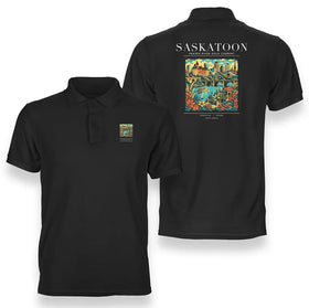 Saskatoon City Series Premium Polo T-Shirts