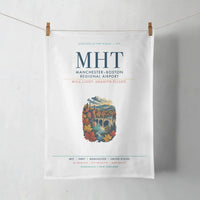 Thumbnail for Manchester–Boston Regional Airport (MHT) design on white towel