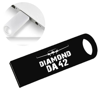 Diamond DA42 & Plane aviation design on durable waterproof casing waterproof USB device.