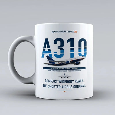A310-200 Mug design on white airbus