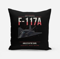 Thumbnail for F-117A Nighthawk design on black pillow