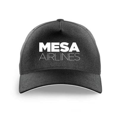 Mesa Airlines logo printed on black cap