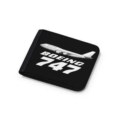 The Boeing 747 aviation design wallet, leather construction.