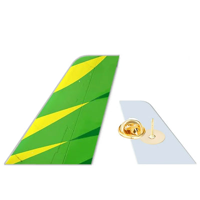 Citilink Airlines aviation design tail-shape badge pin in polished alloy.