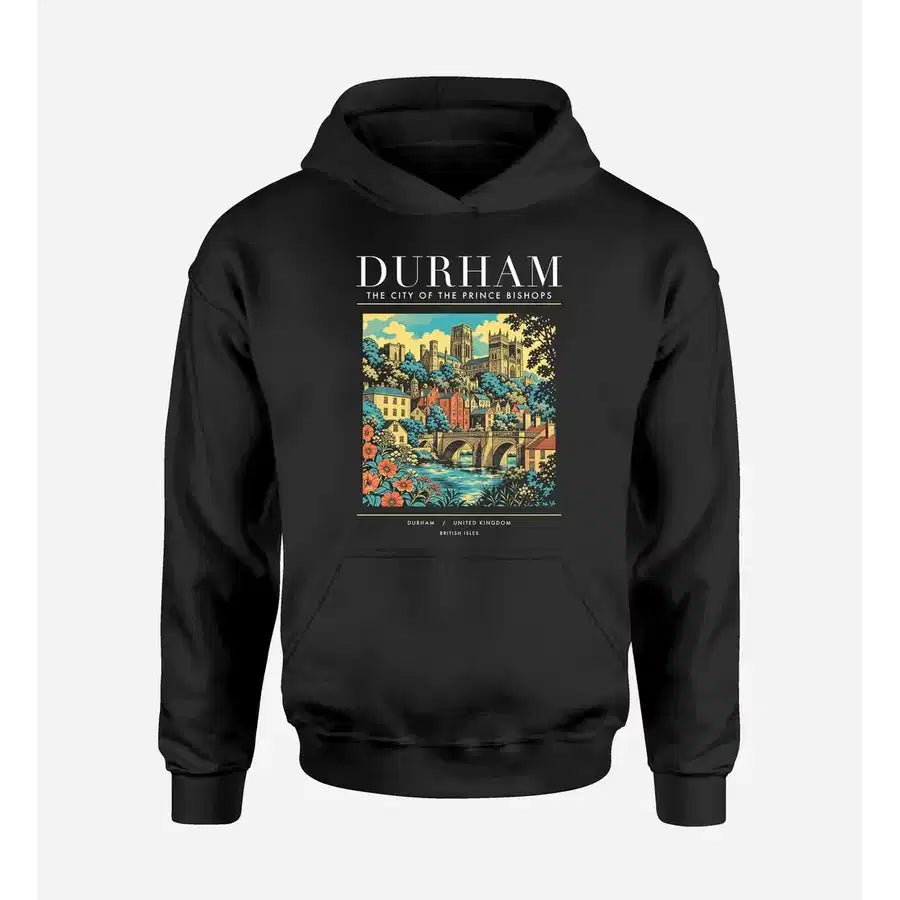 DURHAM - Poster - Premium Hoodie - Black
