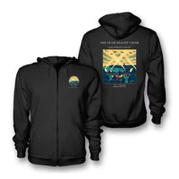Thumbnail for VINTAGE G4504 - The Searchlight Choir - Premium Zipped Hoodie design on black