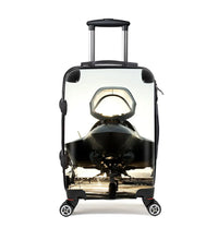 Thumbnail for Fighter Jet 35 Cabin Size aviation print luggage, durable shell.