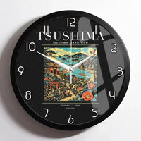 Thumbnail for TSUSHIMA - Poster - Wall Clock Framed - Black