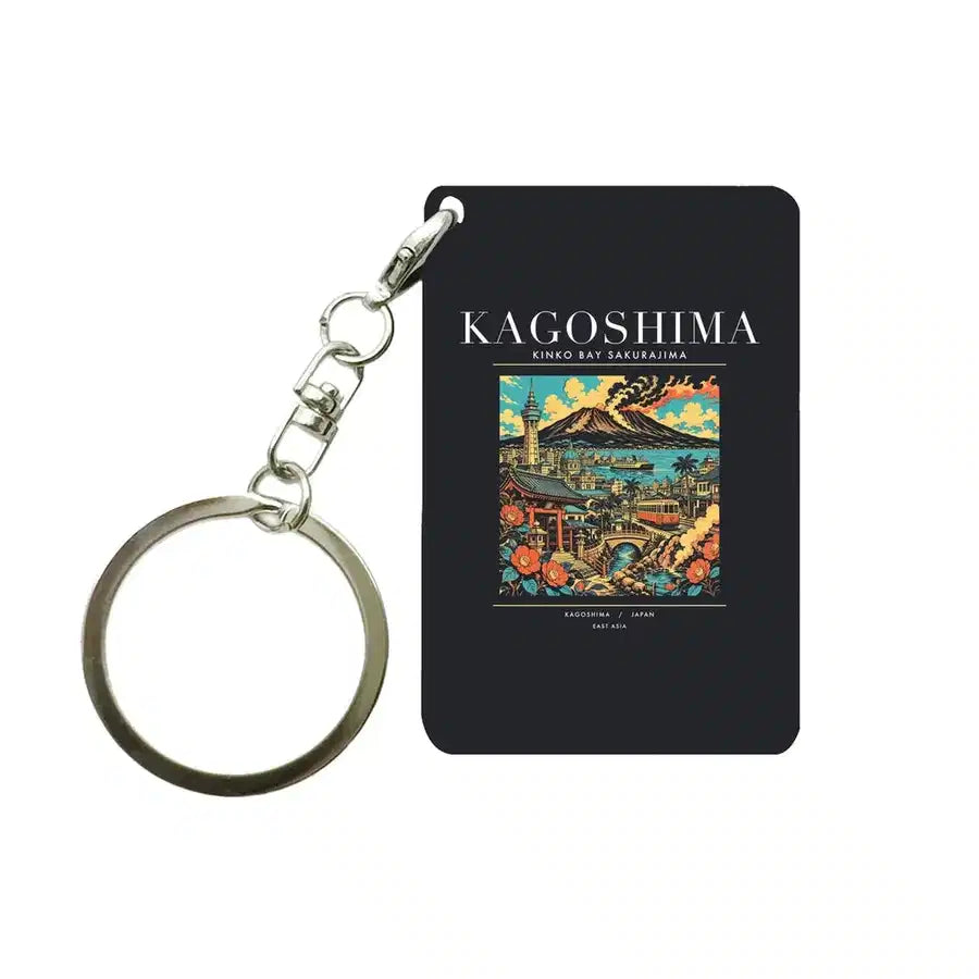 KAGOSHIMA - Poster - Key Chain - Black