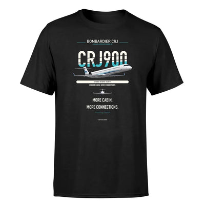 CRJ900 design on black single side