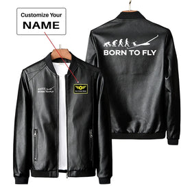 Born To Fly Glider PU Leather Jackets