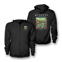 Thumbnail for KUANTAN - Poster - Zipped Hoodie - Black