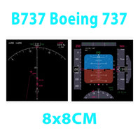 Thumbnail for B737 Boeing 737 2PSC aviation design magnet in strong neodymium core.