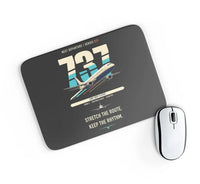 Thumbnail for Boeing 737-400 Classic design on black rectangle mouse pad