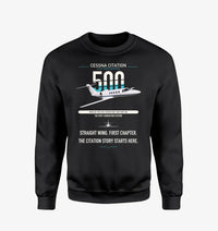Thumbnail for Cessna Citation 500 - Citation I design on black sweatshirt