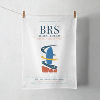 Thumbnail for Bristol Airport (BRS) design on white towel