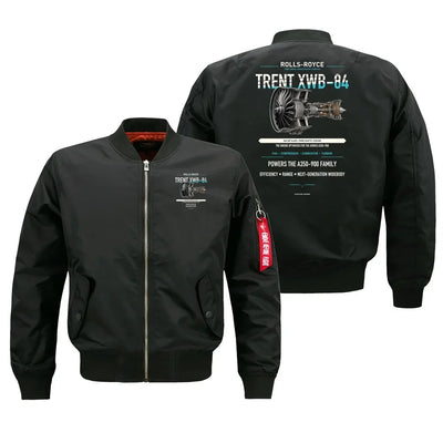 TRENT XWB-84 design on black bomber
