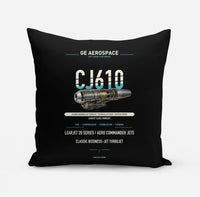 Thumbnail for CJ610 design on black pillow