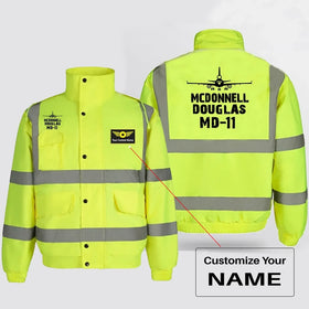 McDonnell Douglas MD-11 & Plane Reflective Winter Jackets