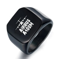 Thumbnail for Airbus A400M & Plane aviation ring in stainless steel.