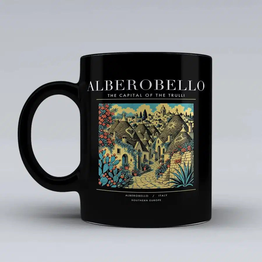 ALBEROBELLO - Poster - Mug - Black