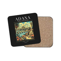 Thumbnail for ADANA - Poster - Coaster - Black
