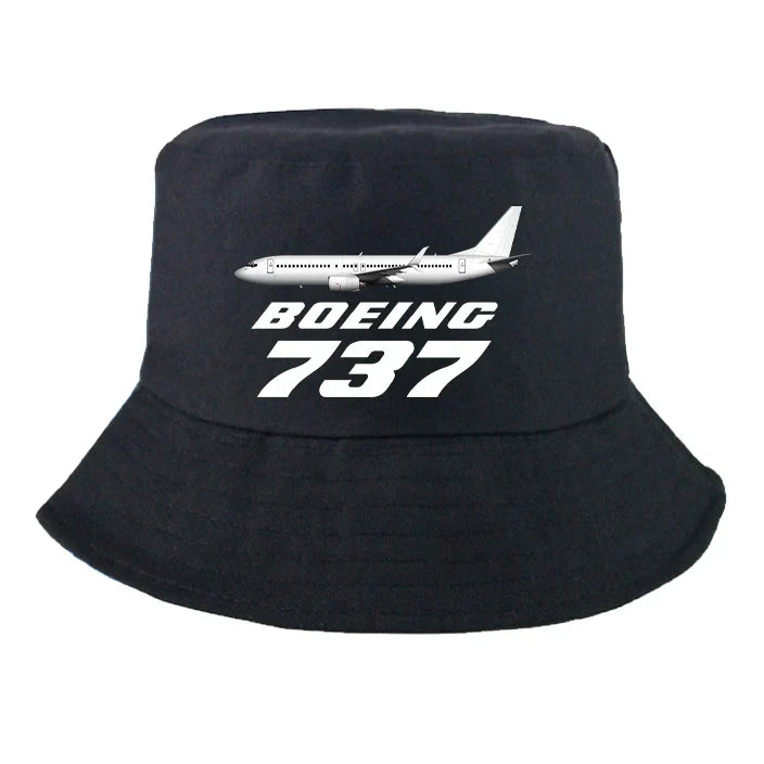 The Boeing 737 summer hat - black