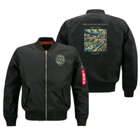 Thumbnail for VINTAGE G4043 - The Gold Rush Wings - Bomber Jacket design on black