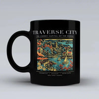 Thumbnail for TRAVERSE CITY - Poster - Mug - Black
