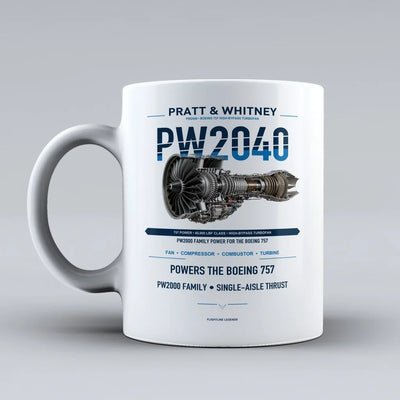Mug design on white pw2040