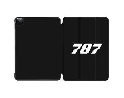 Boeing 787 Flat Text aviation themed iPad case for iPad.