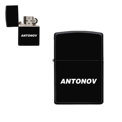 Antonov & Text aviation metal lighter in premium metal alloy.