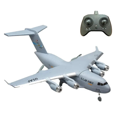 Side view of Rc Plane C-17 Military Transport Aircraft Fixed Wing Remote Control Glider 2.4g Remote Control Epp aviation RC m.