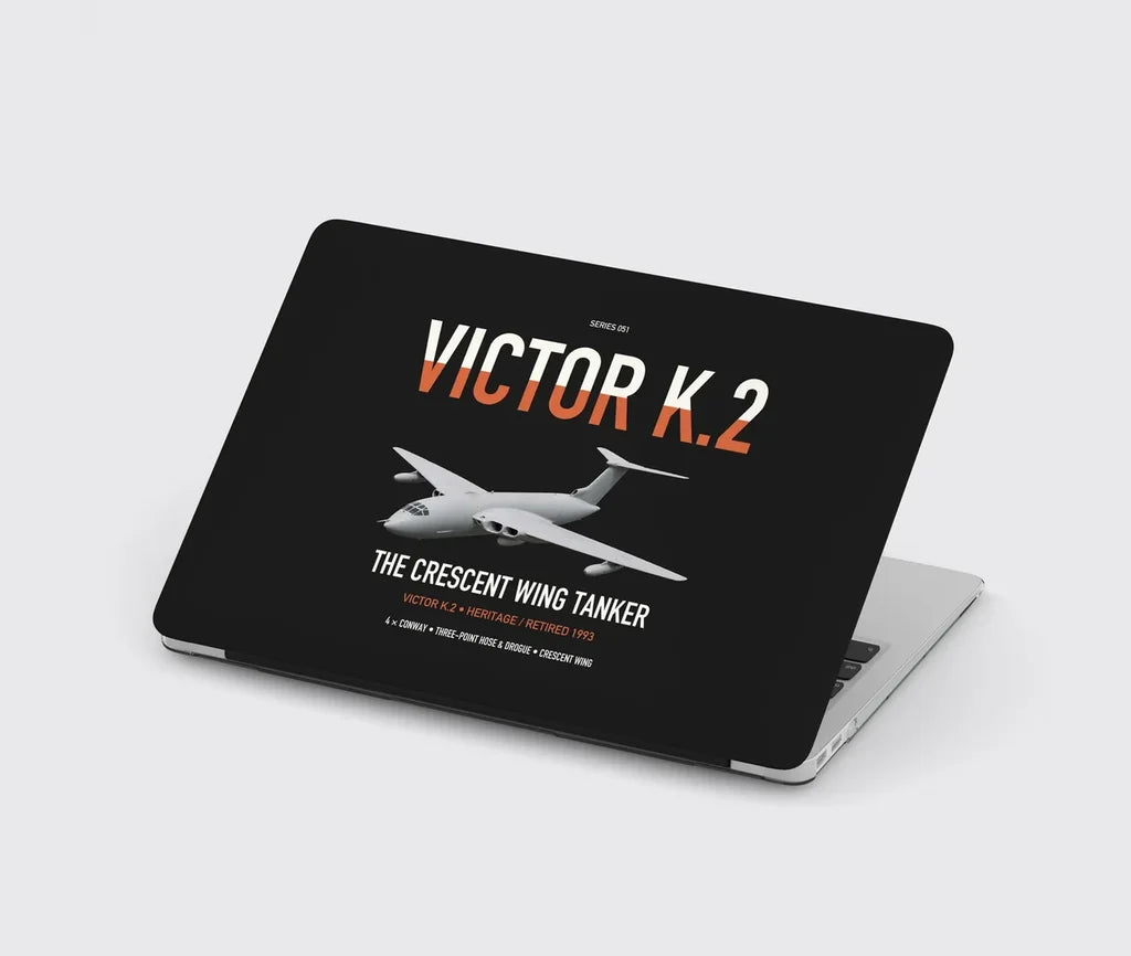 Handley Page Victor K.2 design on black MacBook case