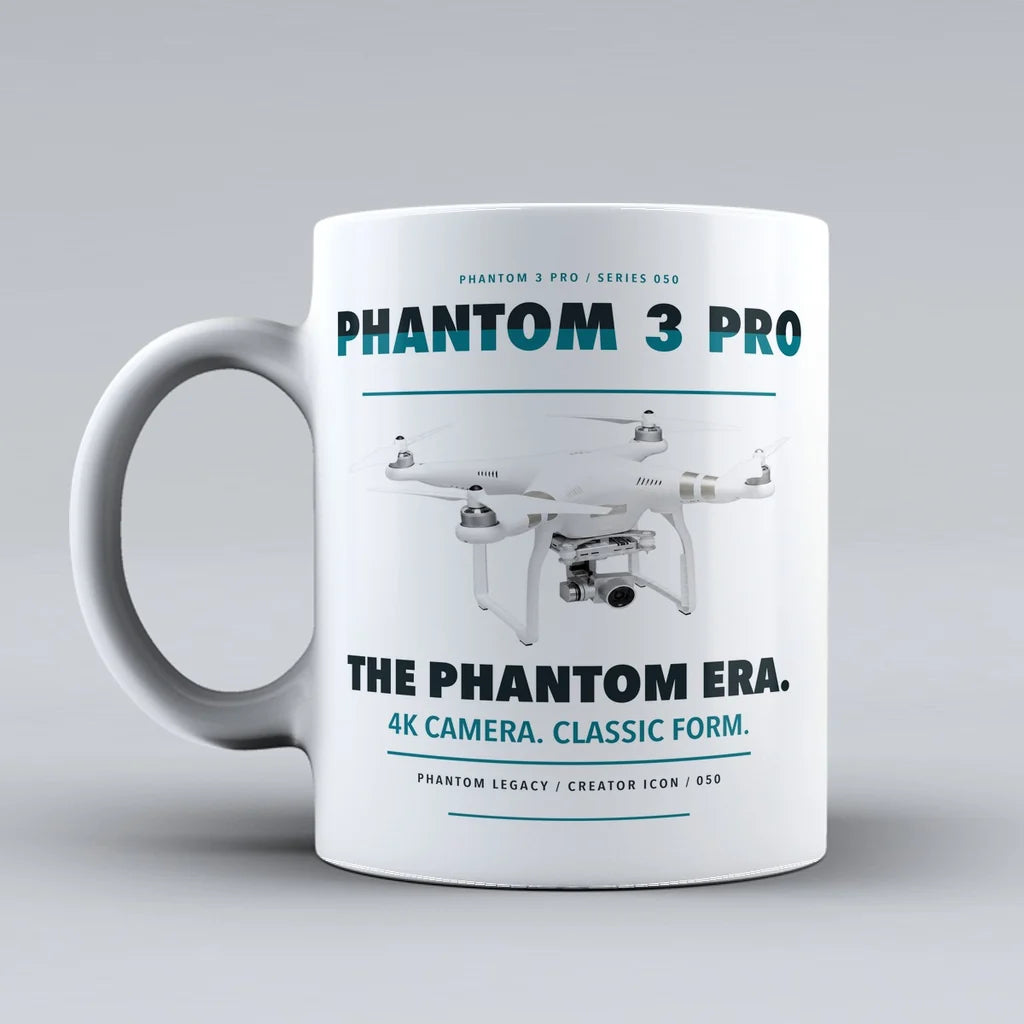 Phantom 3 Professional Mug design on white dji