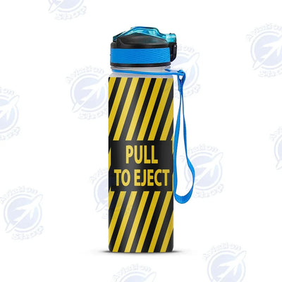 Pull To Eject Sports aviation design on sport kettle, insulated bottle with sport spout.