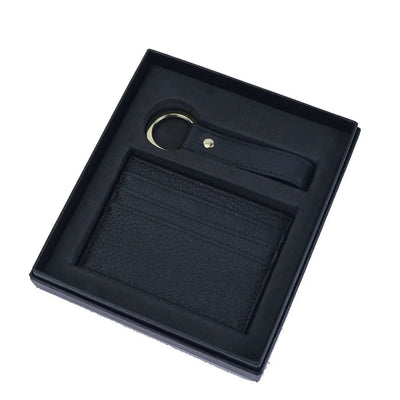 Genuine Leather Cardholder Key Ring
