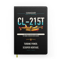 Thumbnail for Canadair CL-215T design on black notebook