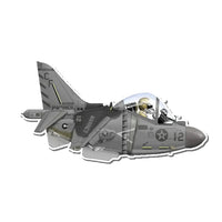 Thumbnail for AV-8 Harrier II Attack Aircraft Airplanes sticker, Wide 6cm (2.3inches)