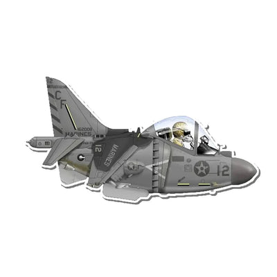 AV-8 Harrier II Attack Aircraft Airplanes sticker, Wide 6cm (2.3inches)