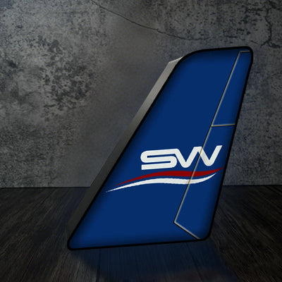 Silk Way West Airlines Led Aircraft Tail aviation art 3D aircraft tail lamp in premium acrylic with LED.