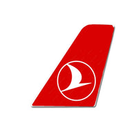 Thumbnail for Turkish Airlines aviation design tail sticker in weather-resistant vinyl.