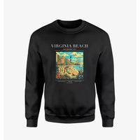 Thumbnail for VIRGINIA BEACH - Poster - Sweatshirt - Black