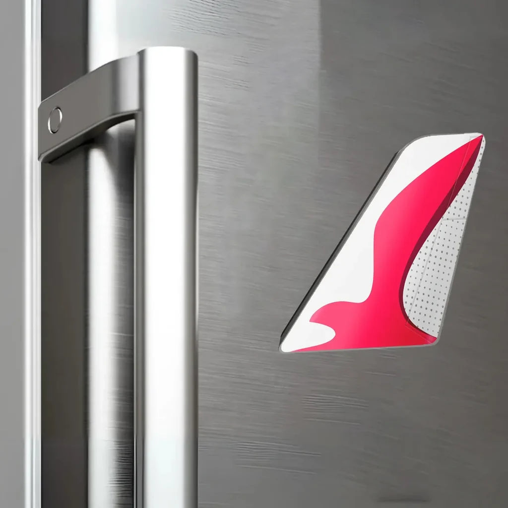 Air Arabia aviation design tail magnet in 3D metal with magnetic back.