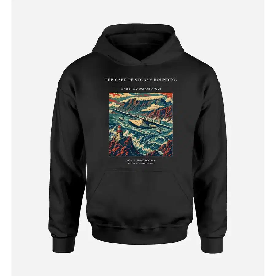 VINTAGE G4494 - The Cape Of Storms Rounding - Premium Hoodie design on black premium
