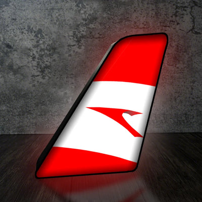 Austrian Airlines Led Aircraft Tail aviation art 3D aircraft tail lamp in premium acrylic with LED.