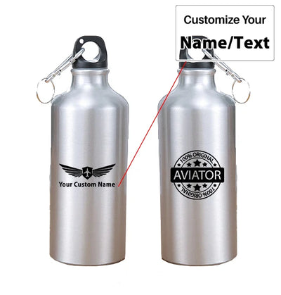 100 Original Aviator aviation design on thermos, vacuum-insulated.