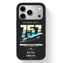 Thumbnail for Boeing 757-200 design on black magsafe iphone case