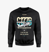 Thumbnail for Cessna 177B Cardinal design on black sweatshirt
